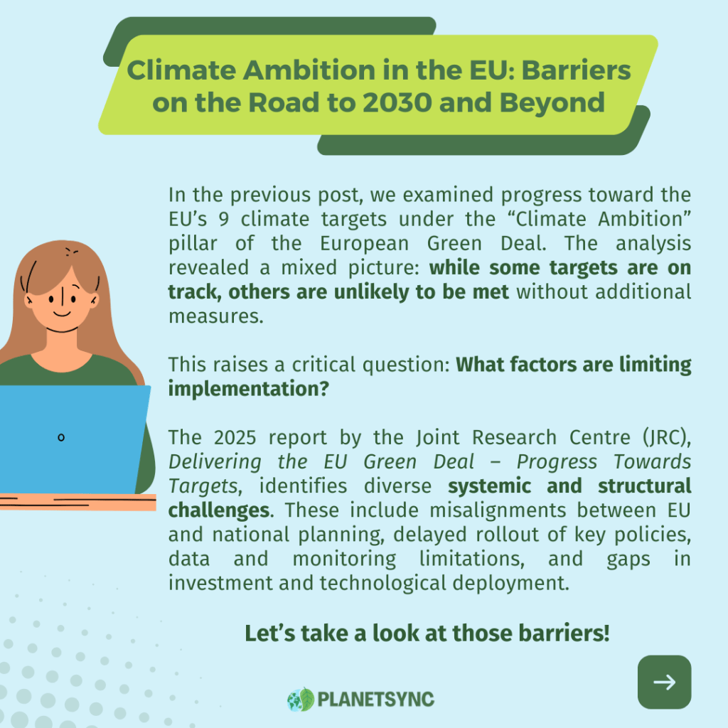 Climate Ambition in the EU: Barriers on the Road to 2030 and Beyond